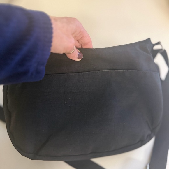 Baggallini Black Crossbody Bag with Silver Accents - Picture 3 of 10